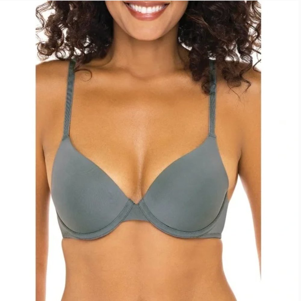 Secret Treasures 36C Gray Underwire T Shirt Bra